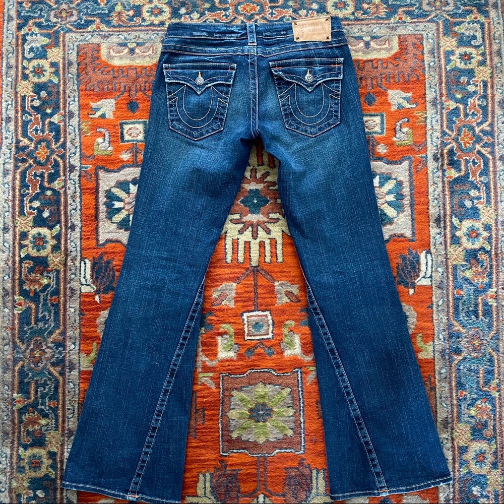 True Religion Joey Twisted Flare Jean Size 31 - Picture 2 of 5